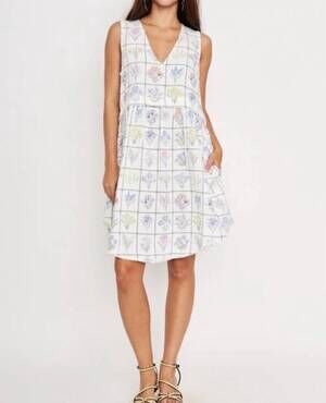 NEW DRA LOS ANGELES alhena floral dress in picnic